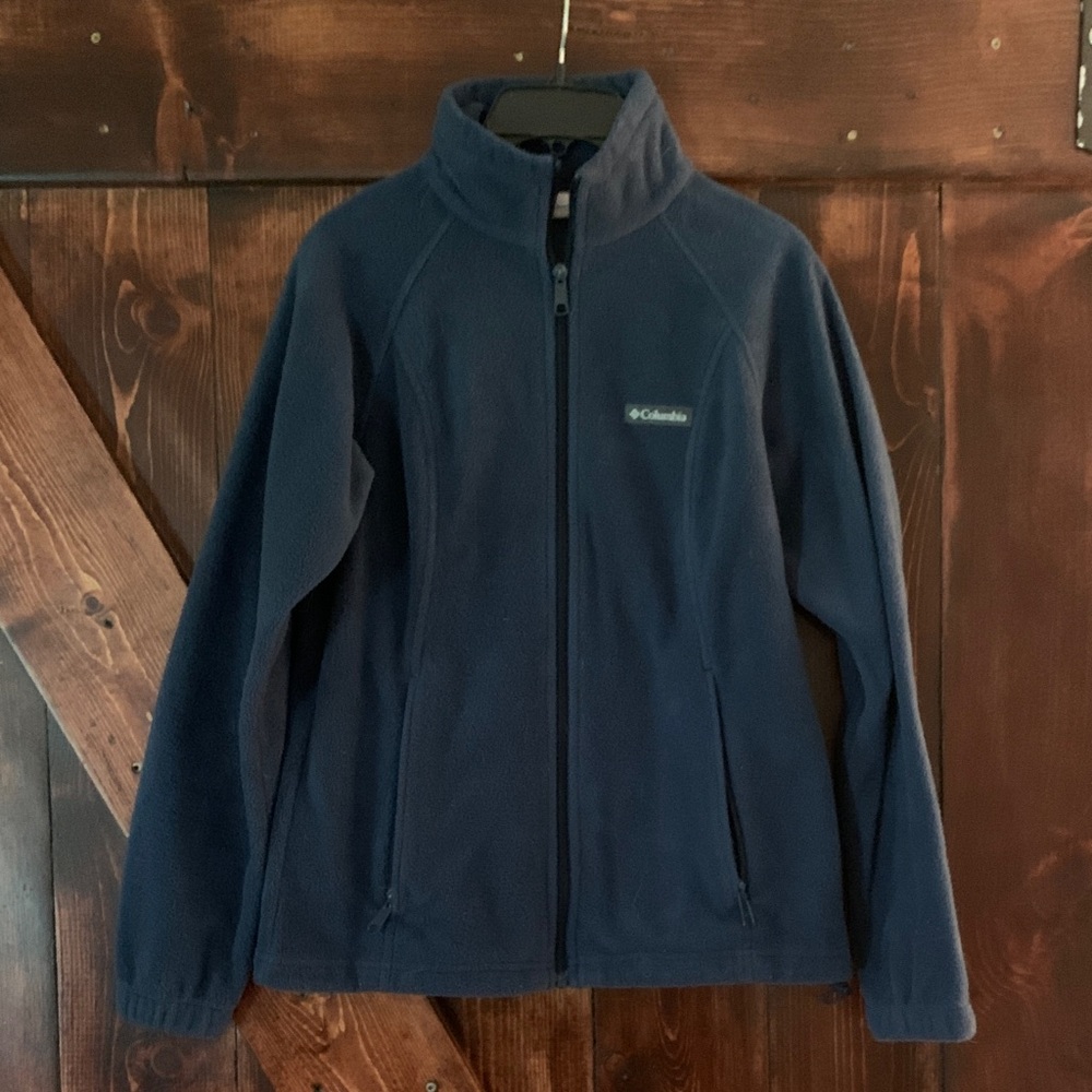 Columbia Womens Dark Blue Fleece Jacket